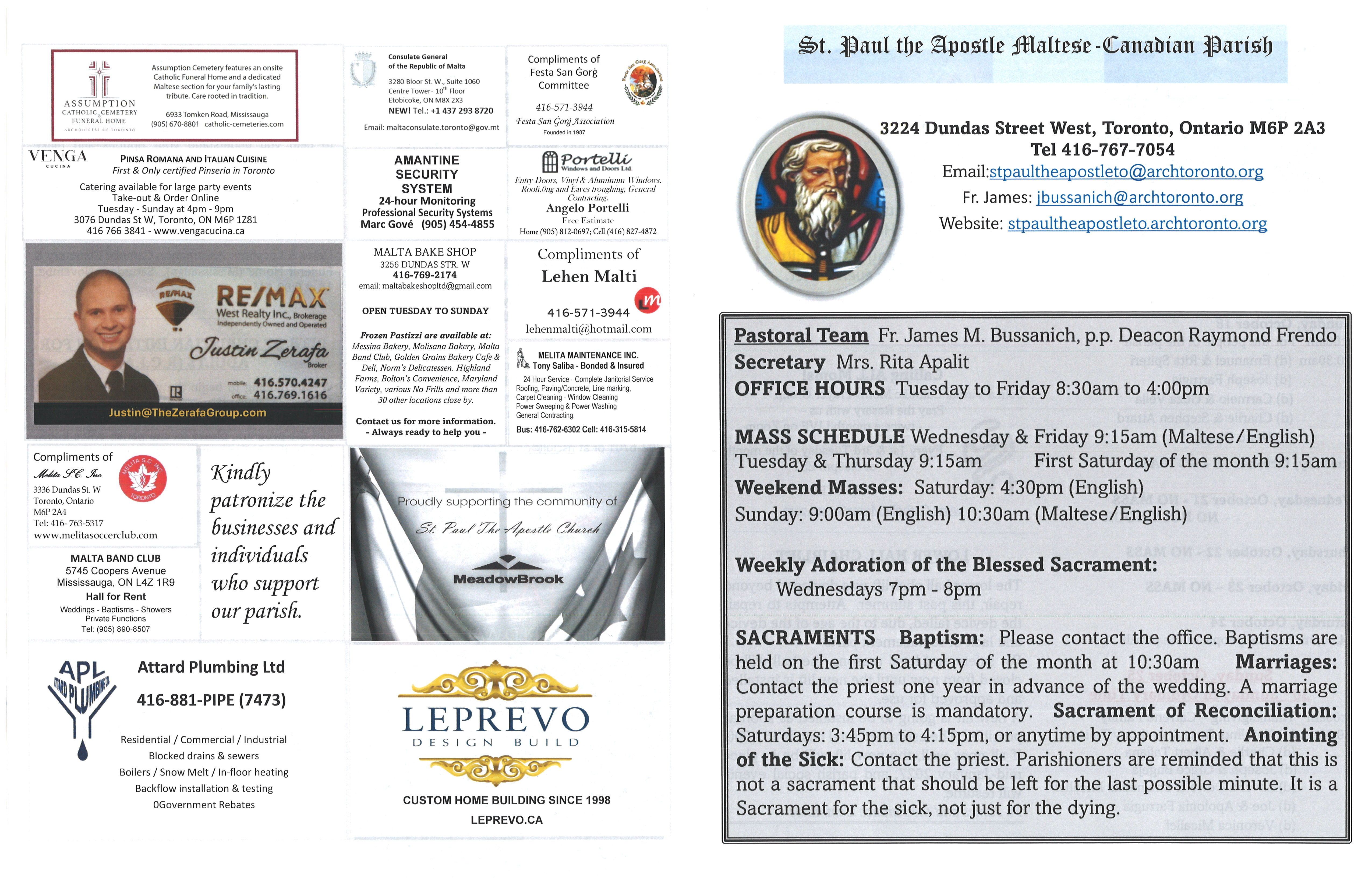 Parish Bulletin 1